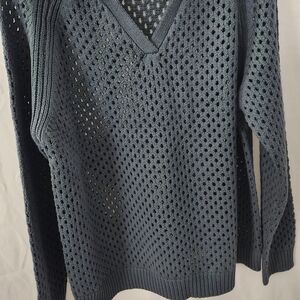 Navy Blue Knit Sweater